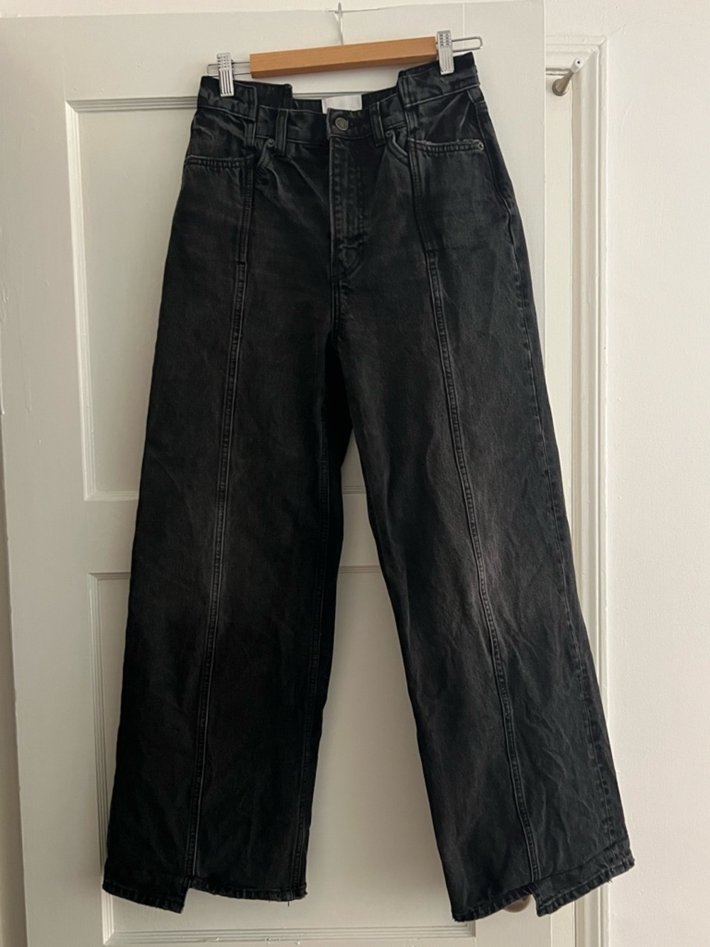 Reformation Cary High Rise Wide Leg Jeans